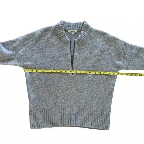 Madewell York Half-Zip Pullover Sweater XS - Picture 4 of 8